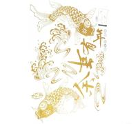 CNY Room Decoration Stickers in Bright Colors, For Creating a Happy Environment During the 2021 Spring Festival