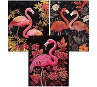 Cnyaunfi 3 Pack Animals Diamond Art Kits Adults 5D Blue Diamond Painting Kit for Adults, Fun DIY Full Square Drill Crystal Gem Art Craft, Adults Paint by Diamonds Dots Home Wall Decor 30x40cm YF-3079