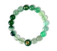 CNYTPE Five Elements Balance Feng Shui Bracelet - Energy Cycle Jewelry for Men Women - Original Crystal Design for Good Luck, Abundance, Protection & Harmony, One Size, Natural crystal, no gemstone