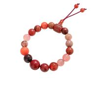 CNYTPE Five Elements Balance Feng Shui Bracelet - Energy Cycle Jewelry for Men Women - Original Crystal Design for Good Luck, Abundance, Protection & Harmony, One Size, Natural crystal, no gemstone