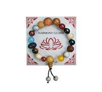 CNYTPE Men/Women 18-Seed Feng Shui Bracelet - Ancient Temple Blessing Jewelry with Oriental Wisdom & American Aesthetics - Good Luck & Wealth Guardian for Daily Balance, One Size, tree, no gemstone