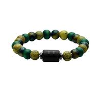 CNYTPE Zodiac Sign Bracelet for Men & Women - Matte Lava Hematite Stone Beads, 12 Constellation Lucky Charm Jewelry for Positive Energy & Protection Against Bad Luck, One Size, Obsidian, no gemstones