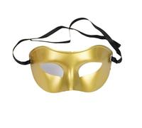 CNYUON 4PCS Woman Men Masquerade Mask Prom Retro Pattern Solid Color Masks Mardi Gras Costume Party Wedding Birthday(Golden)