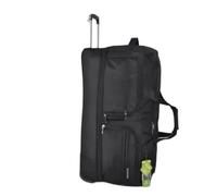 CNYUON Rolling Duffel Bag with Wheels Large Capacity Men Trolley Bags Wheeled Bag Travel Luggage Suitcase Travel Rolling Bags On Wheels Baggage Bags for Travel, Work(34 inch Black)