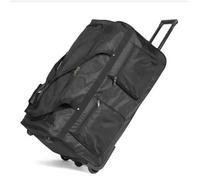 CNYUON Rolling Duffel Bag with Wheels Super Large Capacity 150L Rolling Luggage Bag Large Capacity Rolling Duffel Travel Duffel Bag Wheeled Duffel Suitcase Luggage for Travel, Work(Black)
