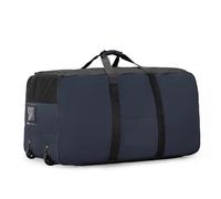 CNYUON Rolling Duffel Bag with Wheels Unisex Wheeled Travel Bag Universal Foldable Luggage Bags with Wheels Large Capacity Waterproof Luggage Storage Carrier Handbag for Travel, Work(Blue)