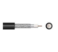 Co-Axial RG59 TV CU PVC Black Cable - 100m
