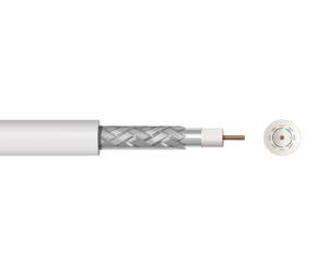 Co-Axial RG59 TV CU PVC White Cable - 100m