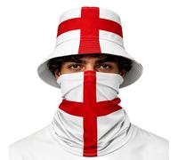 Co Bright England Bucket Hat with St George's Cross, World Cup 2026 Patriotic Sun Hat for Men and Women, Outdoor Travel Sports