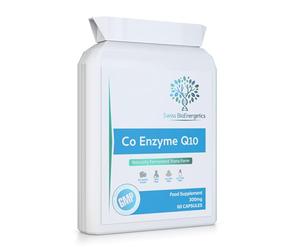 Co Enzyme Q10 CoQ10 300mg 60 Capsules - Superior Naturally Fermented Trans Form