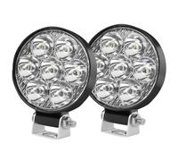 CO LIGHT 2 Pcs 2.5 Inch Round Light Bar LED Work Lights 12v IP68 8000LM LED Off Road Lights For Truck, Off Road Vehicle, ATV, UTV, 4WD, Boat