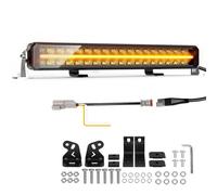 CO LIGHT 21" Double Row Light Bar 120W 26000LM LED Light Bar with Amber/White DRL 12v/24V Beam up to 1200 metres IP68 Suitable for Agricultural Tractors, 4x4 Vehicles, Trucks and caravans