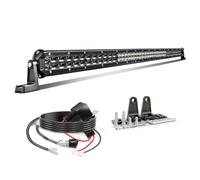CO LIGHT 33 inch LED Light Bar with Lenses, Double Row Combo Beam Driving Light Bar 70W 12V 24V for Offroad/4x4/UTV/Truck/Tractor/Car/Lorry, Wiring Harness