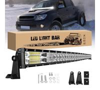 CO LIGHT 52 inch Curved Led Light Bar, 260W 35000LM Double Row Spot Flood Combo, 12V 24V Waterproof Light Bar for Off-Road 4x4 SUV ATV Truck Tractor Boat