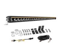 CO LIGHT 52 Inch LED Light Bar, 12/24v Light Bar with Amber/White DRL, Single Row Driving Work Lamp for Car Off Road Tractors 4x4 Vehicles Truck, Super Bright 180W 36000LM IP68 Waterproof