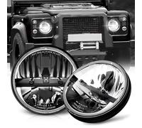 CO LIGHT 7 Inch LED Headlight Round E-Mark Approved, Hi/Lo Beam, Compatible with JK TJ LJ CJ H6024 Headlamps, 2PCS