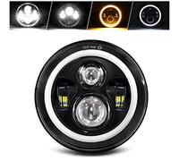 CO LIGHT 7 Inch Motorcycle LED Headlight Compatible with Davidson Electra Glide Street Glide Fat Boy Road King Heritage Softail Switchback Headlamp
