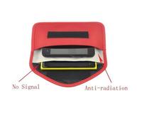 Co-link Canvas Protective Anti-Radiation Anti-tracking Anti-spying Signal Blocking Case Bag Handset Function Bag for Cell Phone (Red)