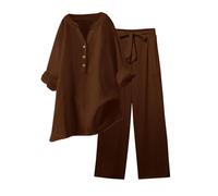Co Ords Sets for Women Uk 2 Piece Cotton Linen Summer Outfits Outfit Tracksuit Uk Lounge Casual Plus Size Travel Cord Gym Leisure Maternity Petite Ladies Trousers Suits Shirt Trouser Jogger
