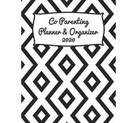 Co Parenting Planner and Organizer: A Planner and Calendar for Successful Co Parenting Communication After Separation or Divorce - Monthly and Weekly ... - Child Schedule Organizer - Black and White