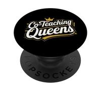 Co Teaching Queens T Shirt Perfect for Educators PopSockets Adhesive PopGrip