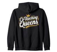 Co Teaching Queens T Shirt Perfect for Educators Zip Hoodie