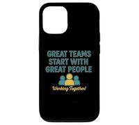 Co-Worker Appreciation Teamwork People Working Together Case for iPhone 12/12 Pro