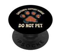 Co-Worker Dog Quotes Emotional Support Human Do Not Pet PopSockets Adhesive PopGrip