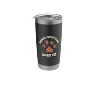 Co-Worker Dog Quotes Emotional Support Human Do Not Pet Stainless Steel Insulated Tumbler