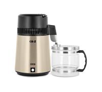 CO-Z 4L Water Distiller, Stainless Steel Countertop Distilled Water Maker, 4 Litre Purifier Machine with Auto Shut Off for Home, Kitchen, Office, CPAP & Humidifier, Gold