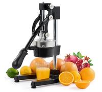 CO-Z Commercial Grade Citrus Juicer Professional Hand Press Manual Fruit Juicer Heavy Duty Orange Juicer Citrus Orange Lemon Lime Pomegranate,Black
