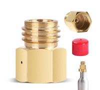 CO2 Adapter for Sodastream TR21-4 to TR21-3, Fits Quooker Cube Tank, Brass Thread Adapter - Compatible with Quooker CO2 Bottle, Sodapop, Gas Bottle Adapter, Replacement Parts for Sodastream