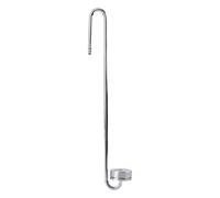 CO2 Atomizer Stainless Steel Long Straight Tunnel Carbon Dioxide Diffuser Atomiser for Aquarium Plants Marine Fish Tanks (300 mm)