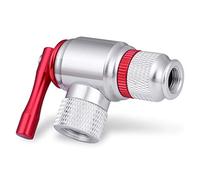 CO2 Bike Tire Inflator, Quick & Easy Presta and Schrader Valve Compatible Bicycle Pump for Road and Mountain Bikes Include Sleeve and No CO2 Cartridges