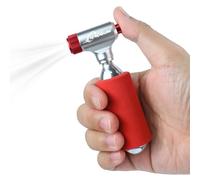 CO2 Bike Tire Inflator - Quick Push-Button Release, Fits Presta & Schrader Valves, Durable Aluminum Alloy CO2 Pump (Cartridges Not Included)