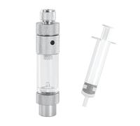 CO2 Bubble Counter, CO2 Regulator Bubble Counter with Check Valve, CO2 Bubble Counter - Fast Water Filling, CO2 Pressure Reducer Regulator for Aquariums, Planted Aquariums (Single Head)