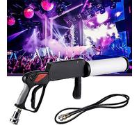 CO2 Cannon Fog Machine, Handheld CO2 Fog Gun LED, DJ Effects Smoke Machine, RGB Mixed CO2 Spray Cannon for Party Nightclub Carbon Dioxide Gas Column Gun 8-10M