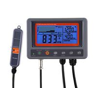 CO2 Controller Carbon Dioxide Controller CO2 Meter Monitor with Relay Function 4.5m Cable NDIR Carbon Dioxide Sensor Probe for Grow Room, Plant, Grow Tent, Greenhouse, Garden, Indoor