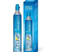sodastream - CO2 Cylinder for Sparkling Water Maker, Blue Screw-in Gas System, Makes 60 litres Fizzy Drinks, Compatible with Spirit, Crystal and Genesis, Reduce Plastic Waste, Aarke Compatible