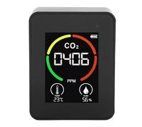 Co2 Detector Air, Co2 Reading Rilevatore Thermometer Hygrometer for Home Casa Fire Safety Quality Monitor TVOC Tester USB Charging