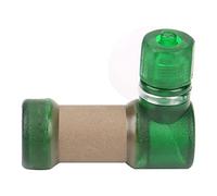 CO2 Diffuser, Small Carbon Dioxide Diffuser CO2 Atomizer with Locking Connectors for Aquarium Fish Tank Planted Tank CO2 Injection System (L)