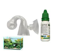 Co2 Drop Checker for Aquarium - Co2 Glass Drop Checker Kit, Aquatic Co2 Glass Drop Checker | Co2 Indicator Solution Drop Checker Solution, Aquatics Co2 Drop Checker Solution for Co2 System