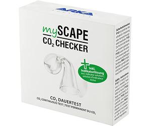 CO2 Drop Checker for Aquariums - ARKA mySCAPE-CO2 Checker incl. 15 ml Indicator Solution - colour-coded CO2 monitor - glass drop checker for planted tanks - essential for aquascaping & healthy plant
