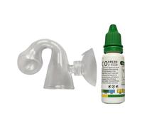 Co2 Drop Checker Solution, Fish Tank CO2 Monitor, Aquarium CO2 Tester Monitor CO2 Glass Drop Checker Aquarium CO2 Detector For Planted Fish Tank, Transparent Aquarium Co2 Kit