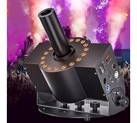 CO2 Fog Machine with LED RGB Multi-Angle Smoke Effects for Parties, Weddings, DJ Events - 18 Lighting Options for Stunning Visuals