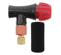 Co2 Inflator for Bike Tyres with Protective Foam Sleeve and Hand Protector | Alloy Construction, Universal Fit for Tubeless Tyres, Emergency Support during Long Rides, Trail Riding and Bicycle Repairs