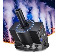 CO2 Jet Machine, 300W CO2 Cannon with LED Lights, Professional Air Column DMX CO2, LED Stage Smoke Machine for DJ Wedding Party Events Festivals (1 Pack)