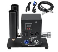 CO2 Jet Machine, Dual Air Column Smoke Machine, 250W Stage Fog Device, for DJ Events Birthdays Weddings Concerts Nightclubs Bars Live House Stage Performances Halloween