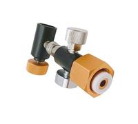 Co2 Refill Station Adapter Tr21-3 for Quooker Tanks to CGA320 W21.8-14 Large CO2 Tanks Quick Disconnect Connector Aluminum