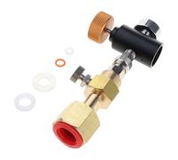 Co2 Refill Station Adapter Tr21-3 for Quooker Tanks to CGA320 W21.8-14 Large CO2 Tanks Quick Disconnect Connector Aluminum